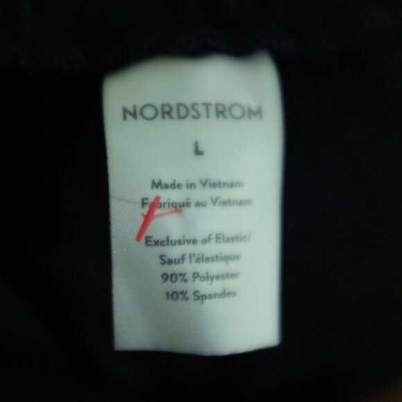 COPY - Nordstrom black faux suede pants elastic waist size L - Picture 8 of 10